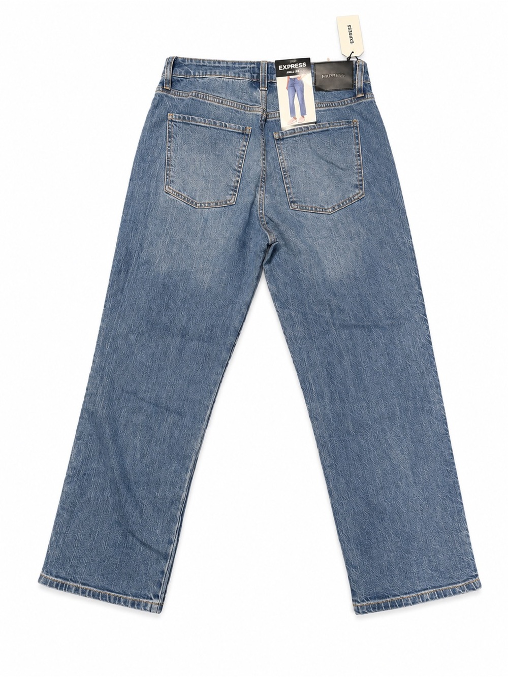 Express Blue Ankle Jeans - Picture 5 of 5
